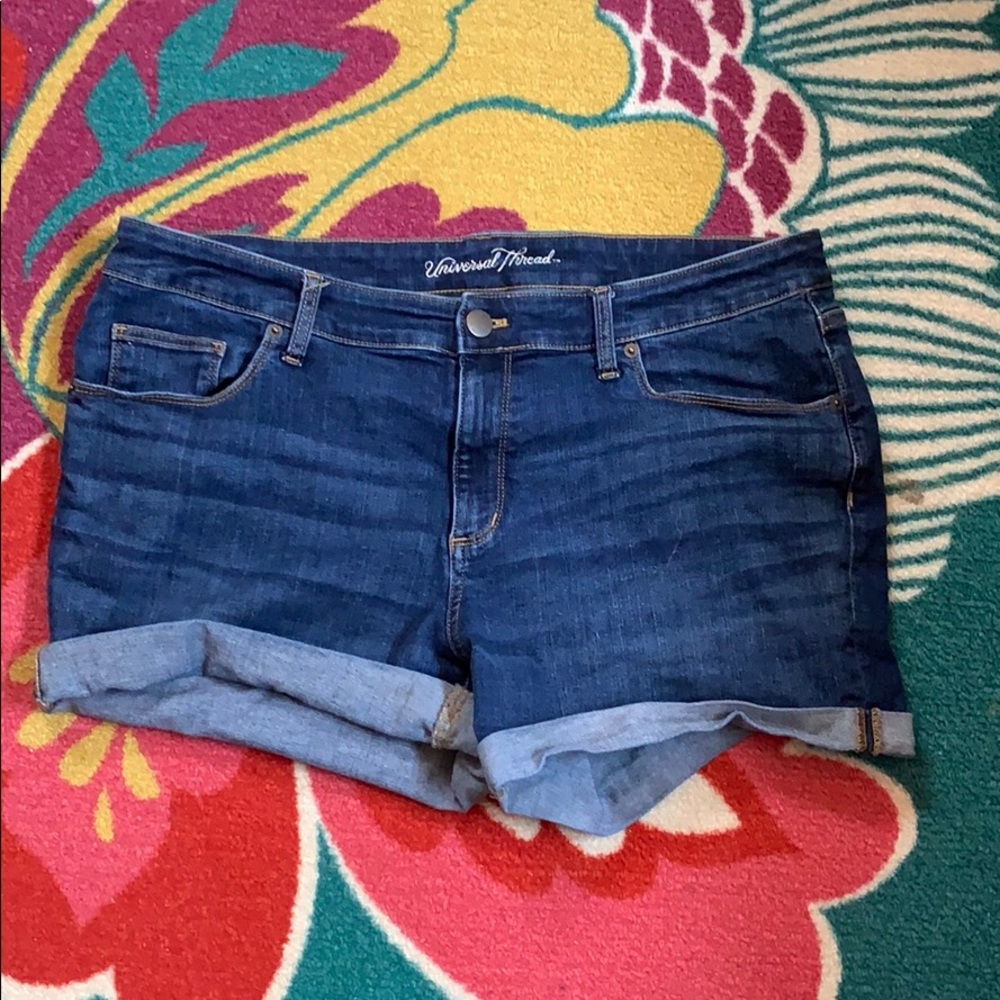 Size 16W Jean shorts